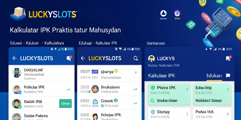 Antarmuka LUCKYSLOTS untuk kalkulasi IPK yang sederhana dan efektif.