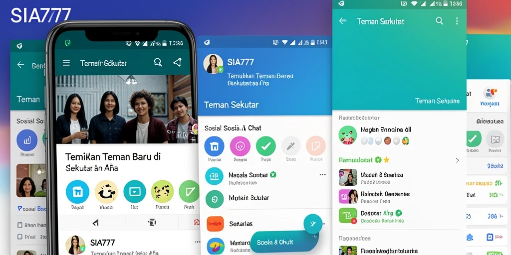 Antarmuka SIA777 yang menarik dan mudah digunakan.