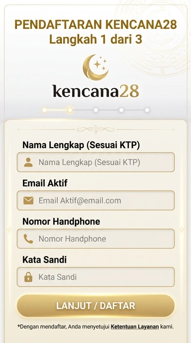 Panduan Daftar Akun Kencana28 untuk Pengguna Android