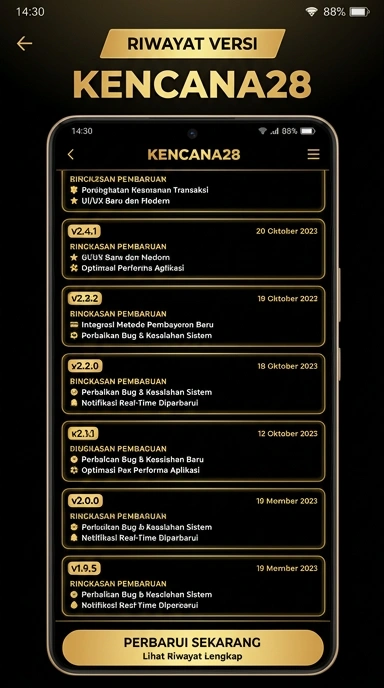 Riwayat Versi kencana28 untuk Pengguna Android